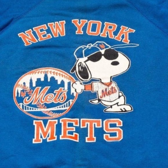 Vintage MLB New York Mets Sweatshirt, New York Mets Shirt, MLB World Seri - Picture 2 of 2